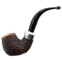 Irish Seconds Sandblasted Bent Billiard with Army Mount Fishtail (3)