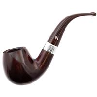 Irish Seconds Smooth Bent Billiard with Silver Band Fishtail (2)