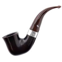 Irish Seconds Smooth Calabash with Silver Band Fishtail (2) (9mm)