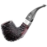 Irish Seconds Rusticated Bent Billiard with Silver Band P-Lip (2)
