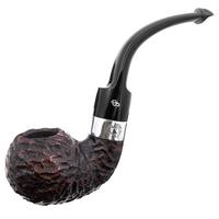 Irish Seconds Rusticated Bent Apple with Silver Band P-Lip (2)