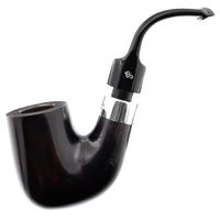 Irish Seconds Smooth Bent Billiard with Silver Army Mount P-Lip (1)
