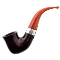 Irish Seconds Smooth Calabash with Silver Band Fishtail (2)
