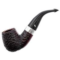 Irish Seconds Rusticated Bent Billiard with Silver Band P-Lip (2)