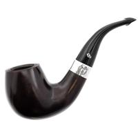 Irish Seconds Smooth Bent Billiard with Silver Band P-Lip (2)