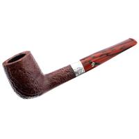 Irish Seconds Sandblasted Billiard with Silver Band Fishtail (2)