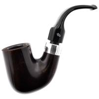 Irish Seconds Smooth Bent Billiard with Silver Army Mount P-Lip (1)