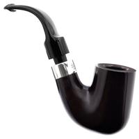 Irish Seconds Smooth Bent Billiard with Silver Army Mount P-Lip (1) (9mm)