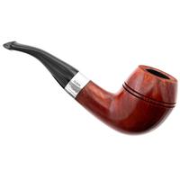 Irish Seconds Smooth Bent Bulldog with Silver Band P-Lip (1)
