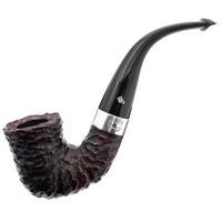 Irish Seconds Rusticated Calabash with Silver Band P-Lip (2)