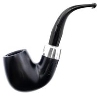 Irish Seconds Smooth Bent Billiard with Silver Army Mount Fishtail (2)