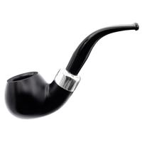Irish Seconds Smooth Bent Billiard with Silver Army Mount Fishtail (2)