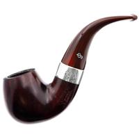 Irish Seconds Smooth Bent Billiard with Silver Band Fishtail (2)
