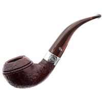 Irish Seconds Sandblasted Rhodesian with Silver Band Fishtail (2) (9mm)