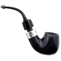 Irish Seconds Smooth Bent Billiard with Silver Army Mount P-Lip (1)  (9mm)