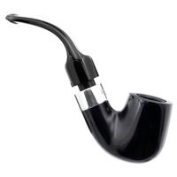 Irish Seconds Smooth Bent Billiard with Silver Army Mount P-Lip (1) (9mm)
