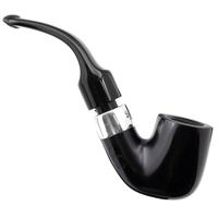 Irish Seconds Smooth Bent Billiard with Silver Army Mount P-Lip (1) (9mm)