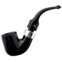 Irish Seconds Smooth Bent Billiard with Silver Army Mount P-Lip (1) (9mm)