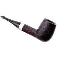 Irish Seconds Sandblasted Billiard with Silver Band P-Lip (1)