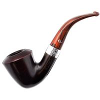 Irish Seconds Smooth Calabash with Silver Band Fishtail (2)