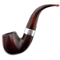 Irish Seconds Smooth Bent Billiard with Silver Band Fishtail (2)