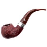 Irish Seconds Sandblasted Bent Apple with Silver Fishtail (2)