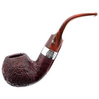 Irish Seconds Sandblasted Bent Apple with Silver Band Fishtail (2)