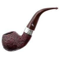 Irish Seconds Sandblasted Bent Apple with Silver Army Mount Fishtail (2)