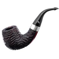 Irish Seconds Rusticated Bent Billiard with Silver Army Mount P-Lip (2) (9mm)