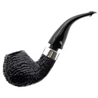 Irish Seconds Sandblasted Bent Apple with Silver Army Mount P-Lip (1) (9mm)