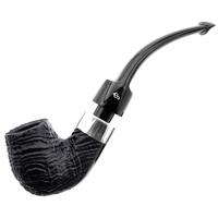 Irish Seconds Sandblasted Bent Apple with Silver Army Mount P-Lip (1)