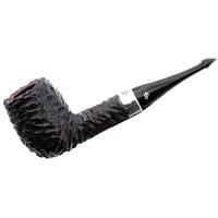 Irish Seconds Rusticated Billiard with Silver Band P-Lip (1)