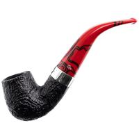 Irish Seconds Sandblasted Bent Billiard Fishtail (3)