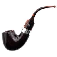 Irish Seconds Smooth Bent Billiard with Silver Band Fishtail (2)