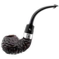 Irish Seconds Rusticated Bent Apple with Silver Band P-Lip (2)