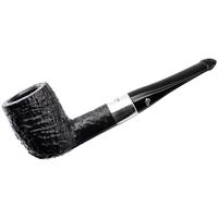 Irish Seconds Sandblasted Billiard with Silver Band P-Lip (1) (9mm)