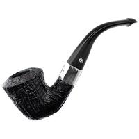 Irish Seconds Sandblasted Calabash with Silver Band P-Lip (1)