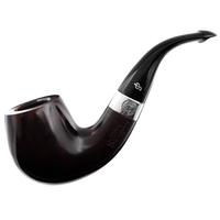 Irish Seconds Smooth Bent Billiard with Silver Band P-Lip (2)