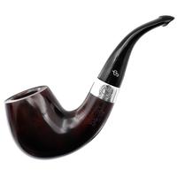 Irish Seconds Smooth Bent Billiard with Silver Band P-Lip (2)