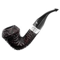 Irish Seconds Rusticated Bent Bulldog with Silver Band P-Lip (2)