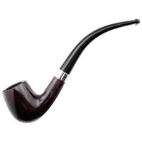 Irish Seconds Smooth Bent Billiard with Silver Band Fishtail (3)