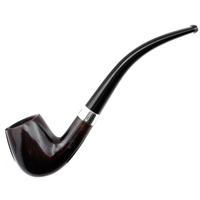Irish Seconds Smooth Bent Billiard with Silver Band Fishtail (3)