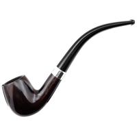 Irish Seconds Smooth Bent Billiard with Silver Band Fishtail (3)