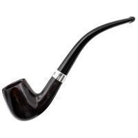 Irish Seconds Smooth Bent Billiard with Silver Band Fishtail (3)
