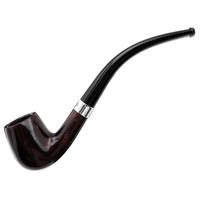 Irish Seconds Smooth Bent Billiard with Silver Band Fishtail (3)