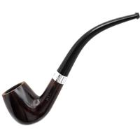 Irish Seconds Smooth Bent Billiard with Silver Band Fishtail (3)