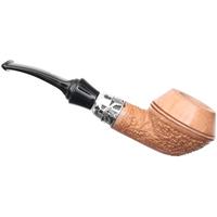 Mastro Geppetto Pipe of the Year 2021 Rusticato Natural with Silver (9mm)