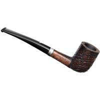 Mastro Geppetto Sabbiato Bent Billiard with Silver