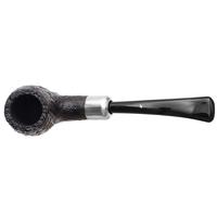 Musico Sandblasted Bent Billiard with Silver