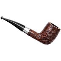 Musico Sandblasted Bent Billiard with Silver (Floodlight)